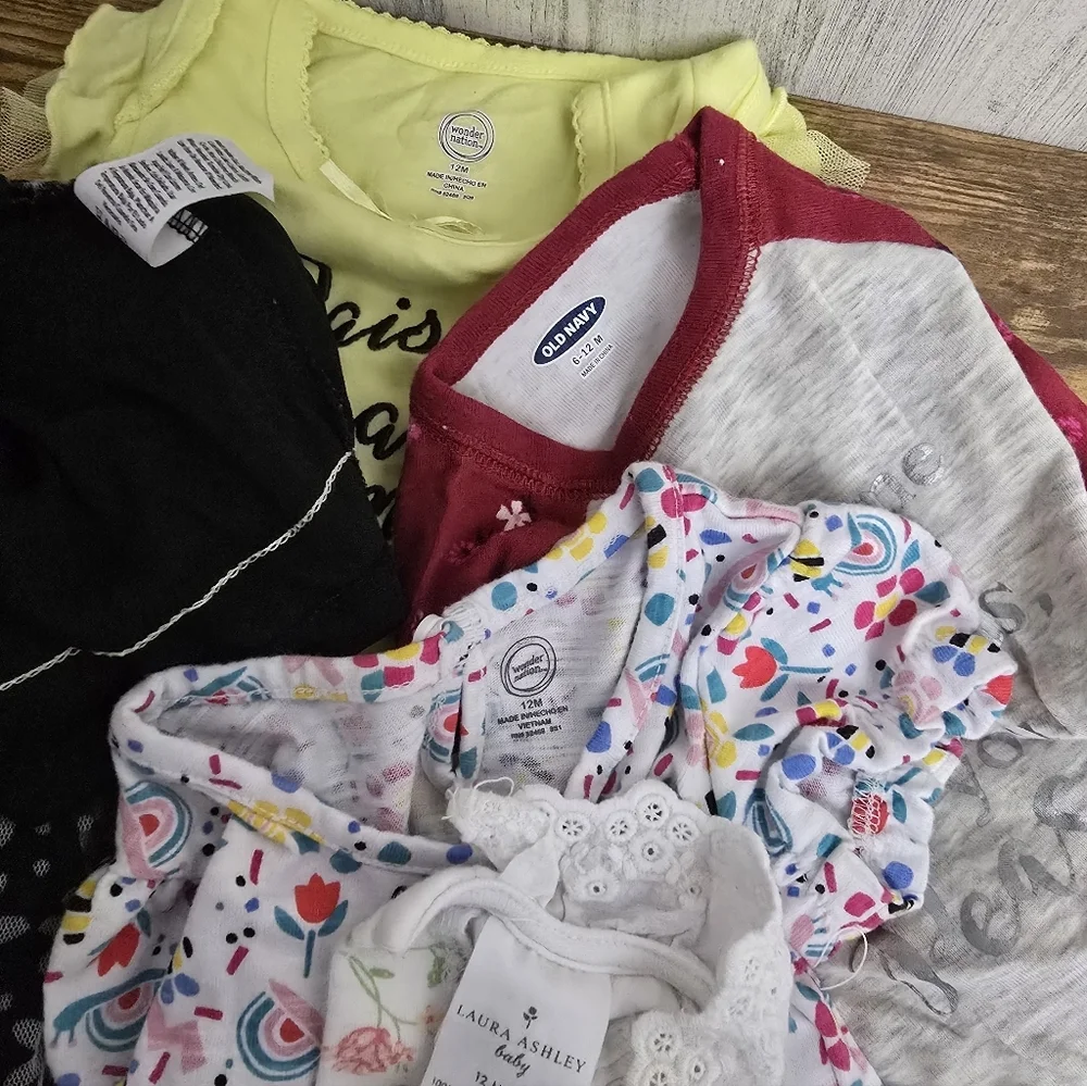 Baby Girls Size 12 Months Summer Clothing Lot Of 5